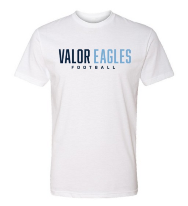 Valor Eagles Football Soft Premium Tee Valor Eagles Nest Store
