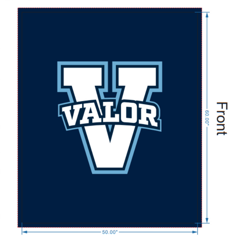 Valor V Fleece Blanket