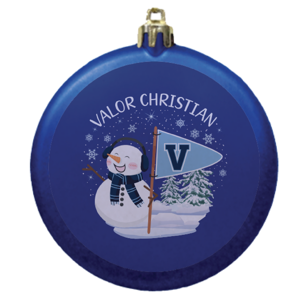 Valor Snowman Christmas Ornament