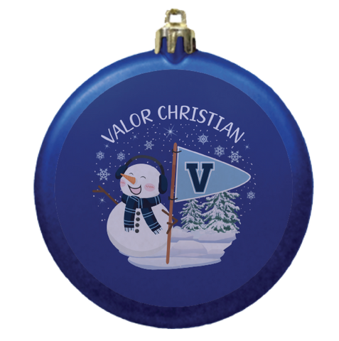 Valor Snowman Christmas Ornament