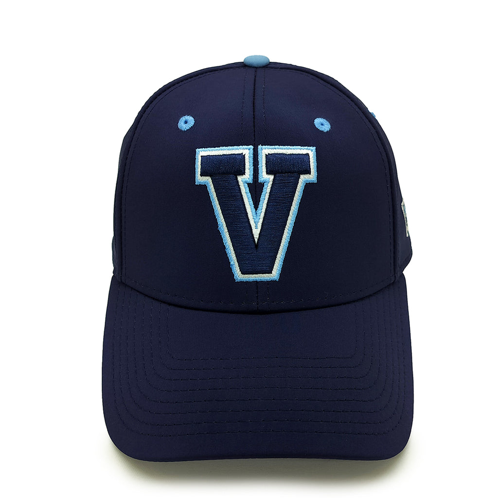 Athletic V Stretch Fit Cross Hat - Navy
