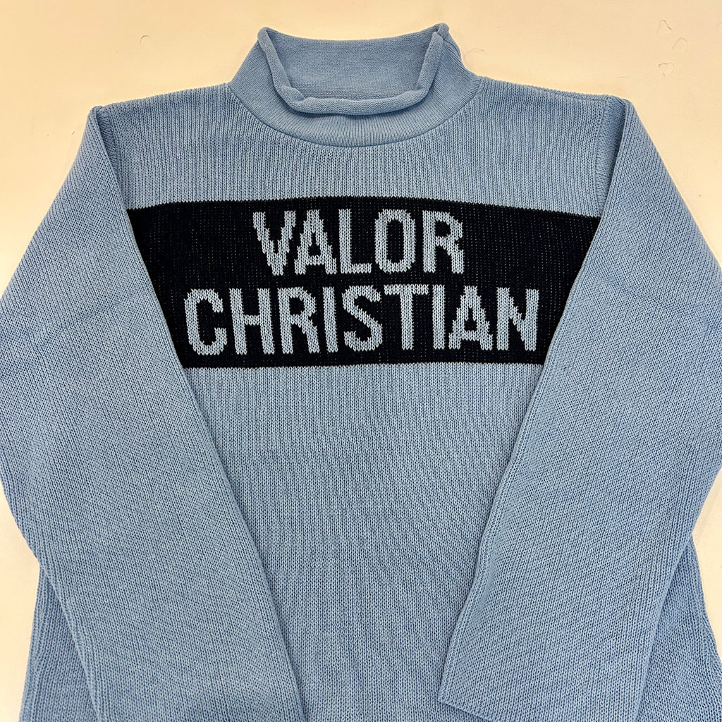 Rollneck Sweater - Col Blue