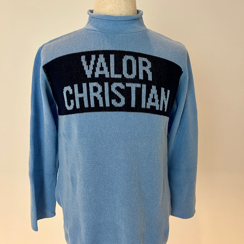 Rollneck Sweater - Col Blue