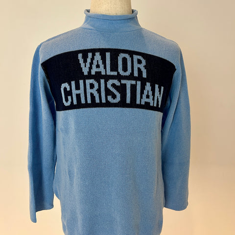 Rollneck Sweater - Col Blue