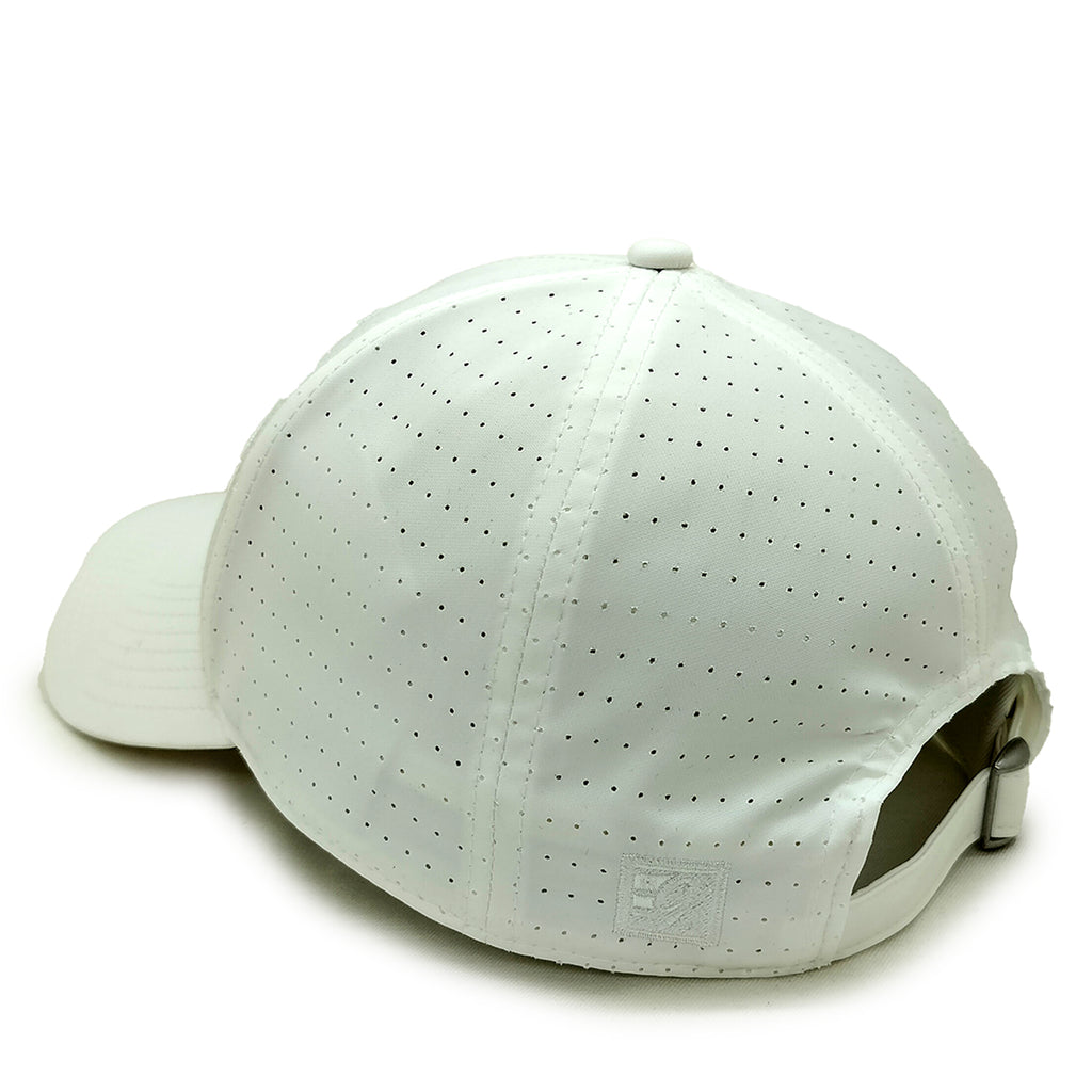 3D Embroidered Performance Hat - White