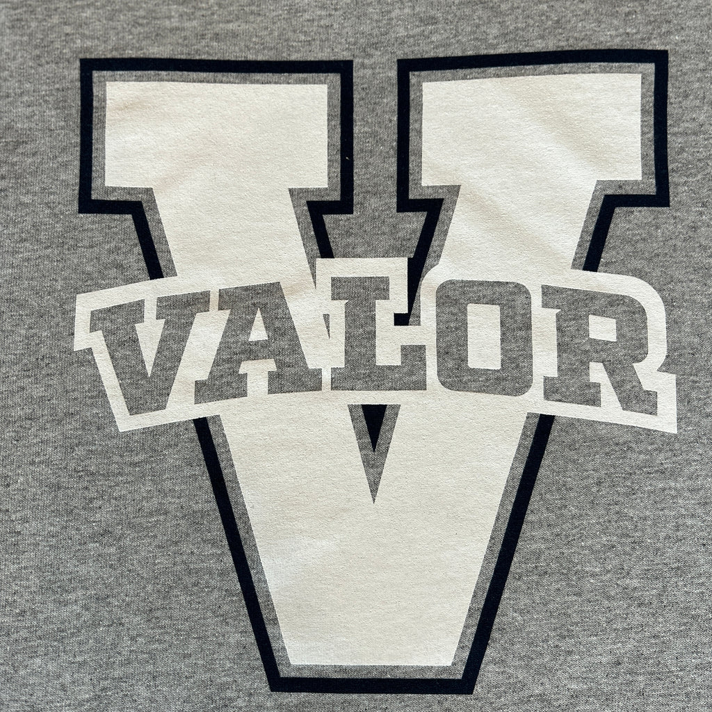 Essentials Tee Grey Valor V Short Sleeve