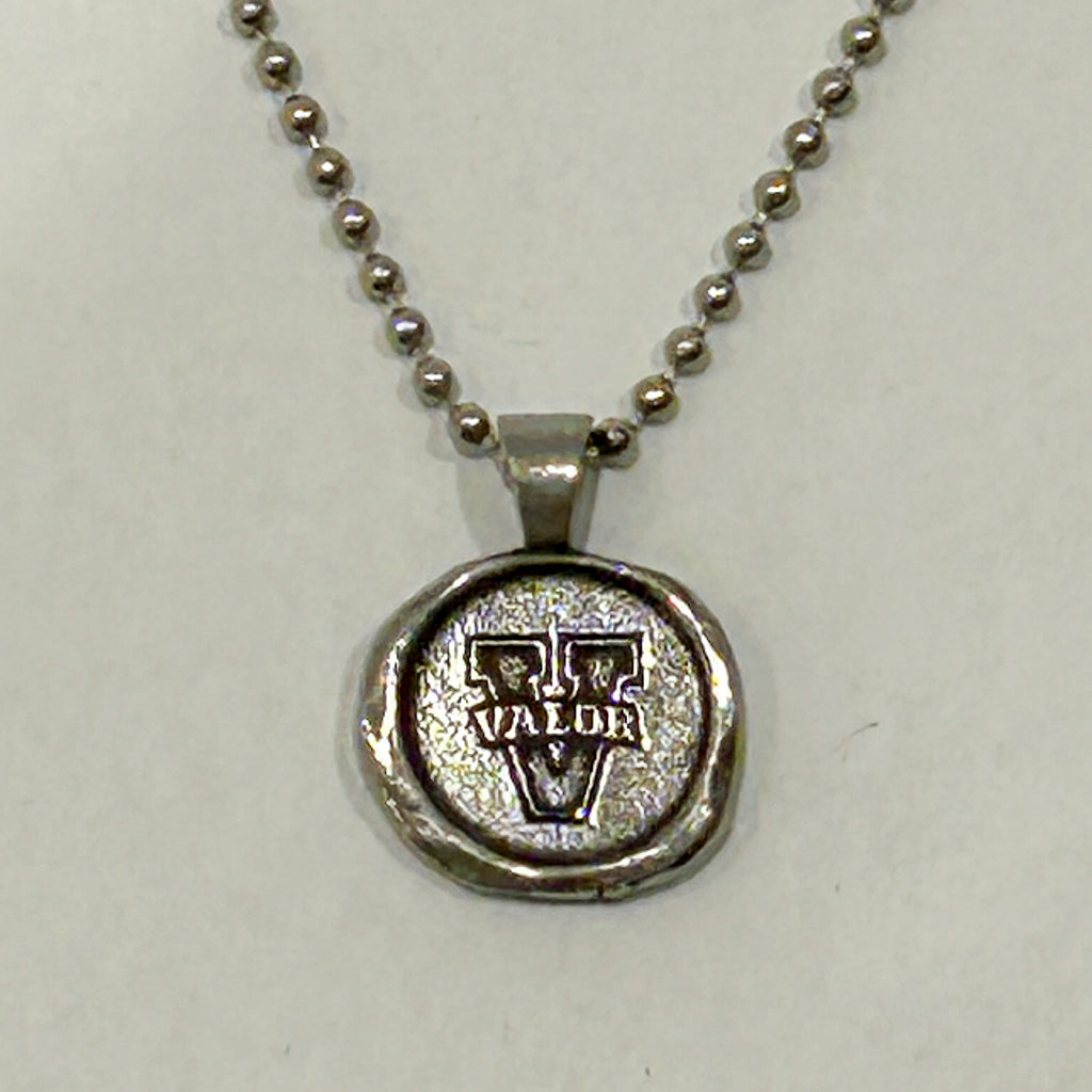 Wax Seal Ball Chain Necklace