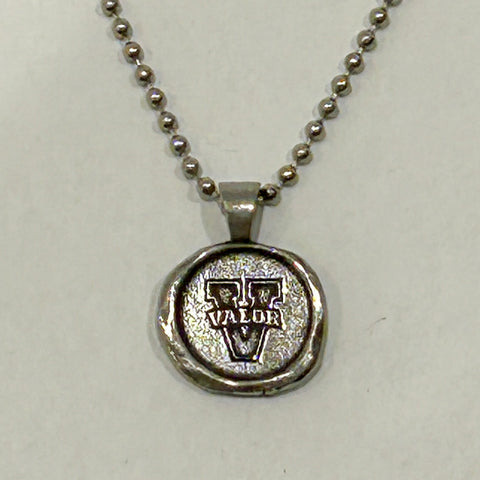 Wax Seal Ball Chain Necklace