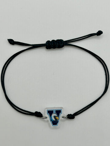 Cord Bracelet with Acrylic Valor "Swoop" Charm