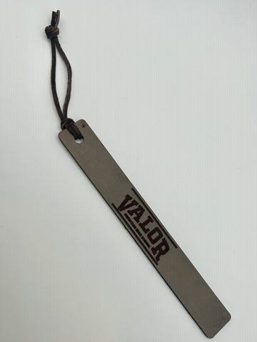 Leather Valor Arc Bookmark