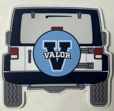 Valor Jeep Decal