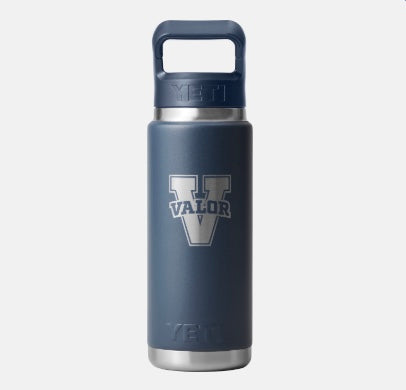 YETI Rambler 26 oz Color Match Straw Bottle - Navy