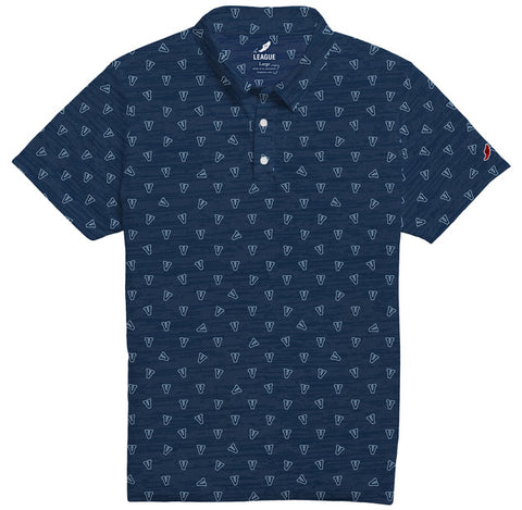 *SALE* League Polo with Athletic V print