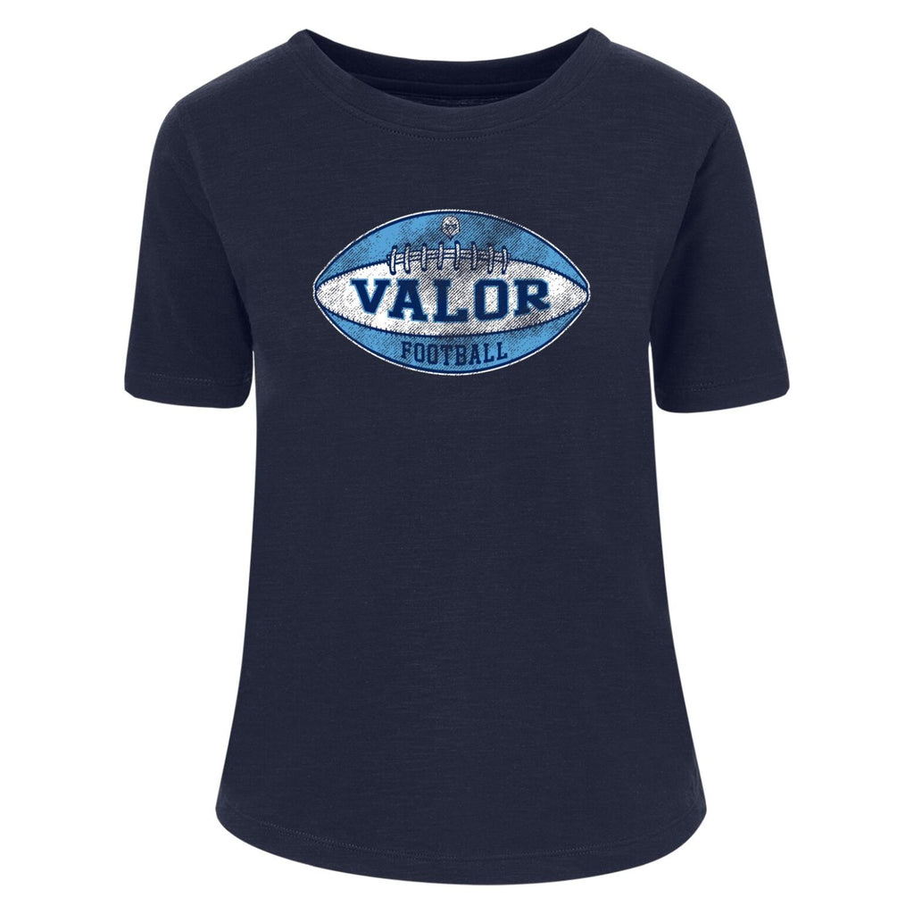 MV Sport Womens Football tee - navy
