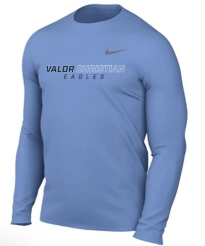 NIKE Dri Fit Legend Long Sleeve Tee - Valor Christian Eagles