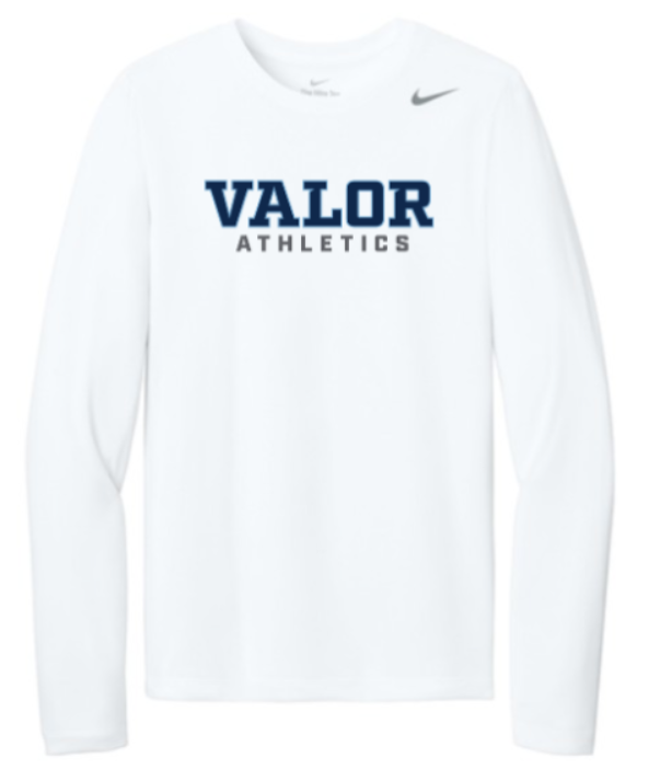 Youth NIKE Legend Long Sleeve Tee - Valor Athletics