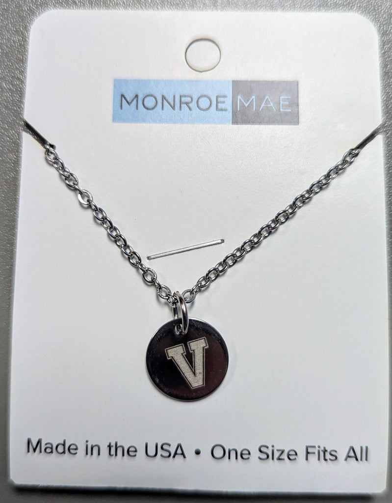 Necklace with Athletic V