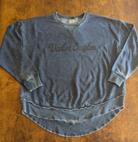 Chicka-d Womens Crew - navy