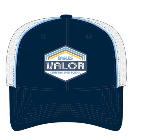 Tri-color Patch Trucker Hat
