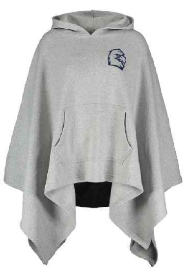 Hoodie Sweatshirt Poncho MV - Glitter