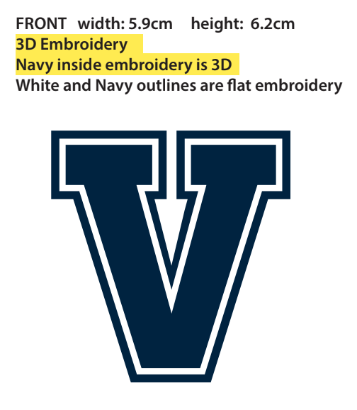 Athletic V Stretch Fit Cross Hat - White