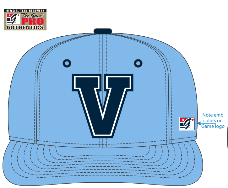 Athletic V Stretch Fit Cross Hat - Columbia