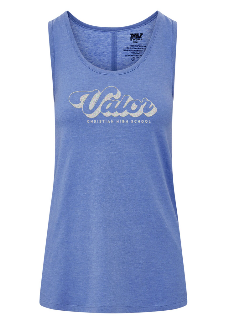 *SALE* MV Sport Womens Flocked Tank Top