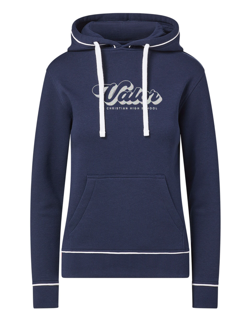 Womens Flocked Hoodie