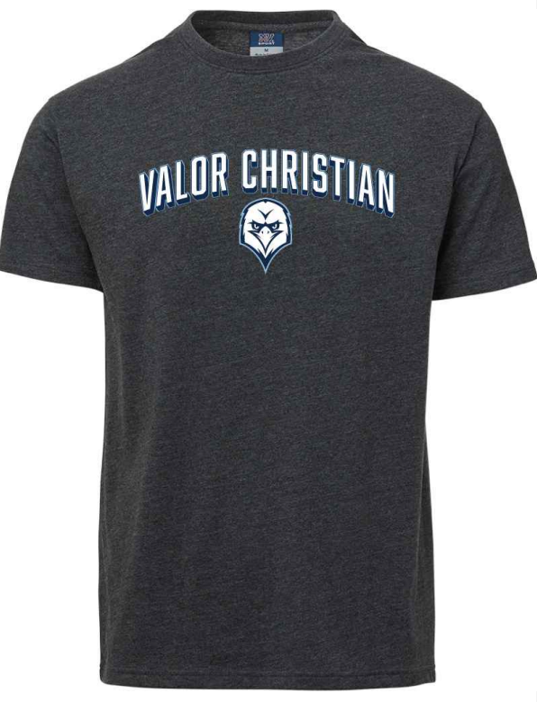 MV Sport Charcoal Swoop Tee