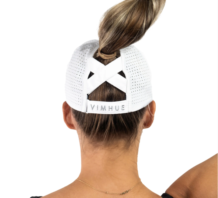 Women's Ponytail Valor "V" Athletic Hat