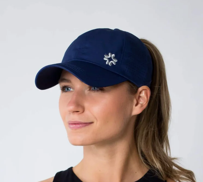 Women's Ponytail Valor "V" Athletic Hat