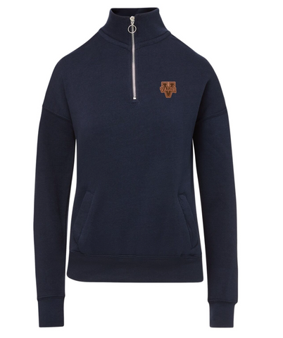 *CLEARANCE* MV Sport Womens Dakota Quarter Zip - Navy