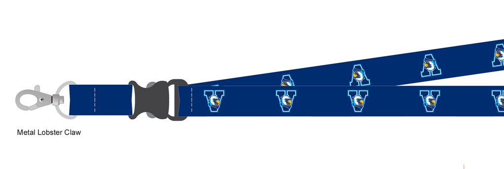 1" Valor Lanyard with Buckle - Swoop V