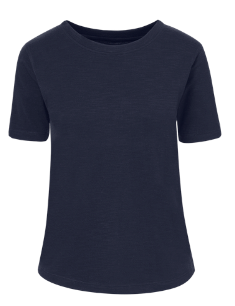 MV Flocked Tee - womens navy