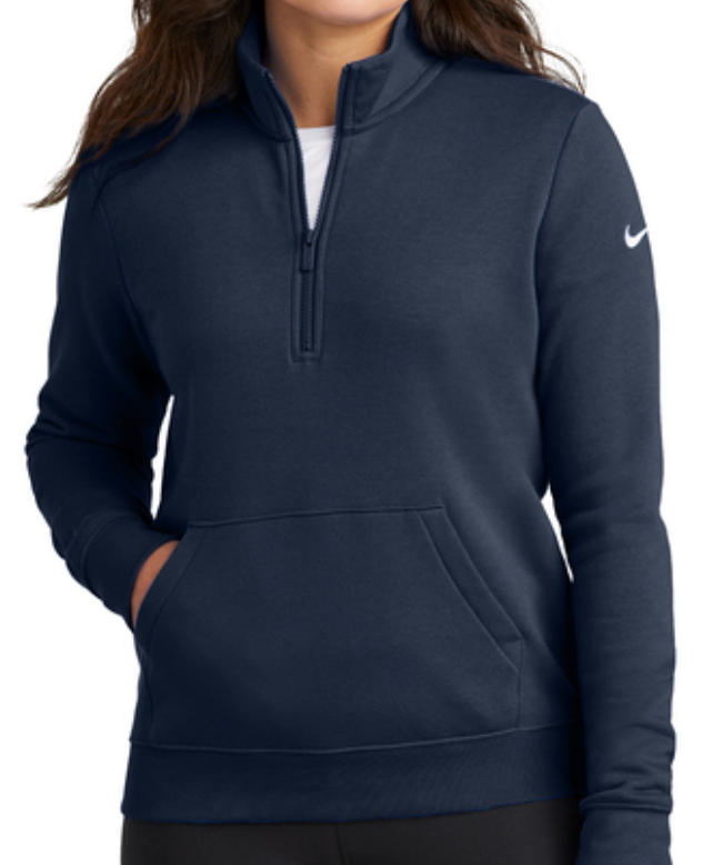 NIKE Women's Club Fleece 1/2 zip