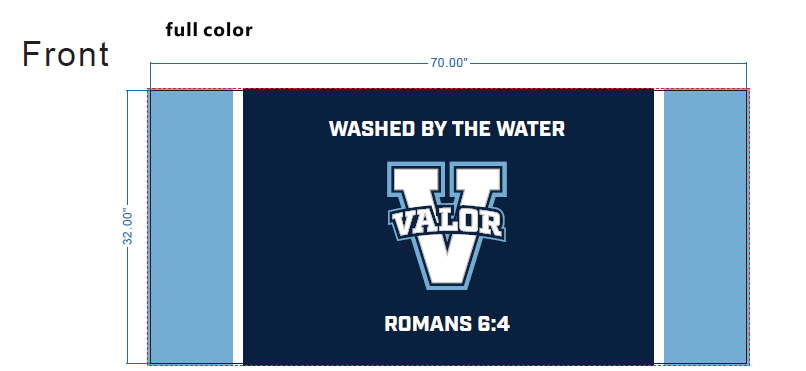 Baptism Beach Towel for Athletics