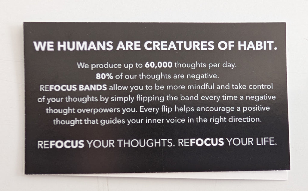 Refocus - Transform Wristband Bracelet