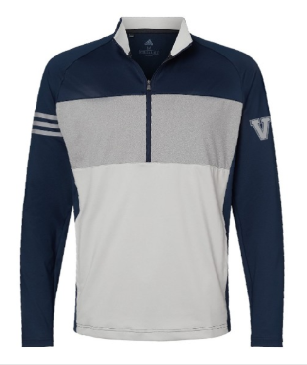 Adidas 3 Stripes Competition 1 4 Zip Pullover