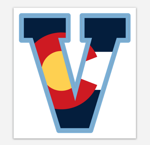 Colorado V Flag Decal