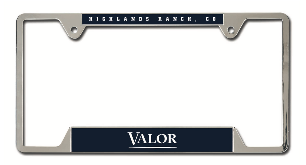 Valor License Plate Frame