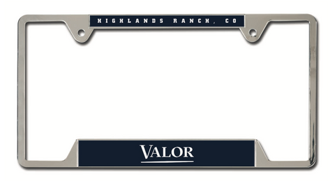 Valor License Plate Frame