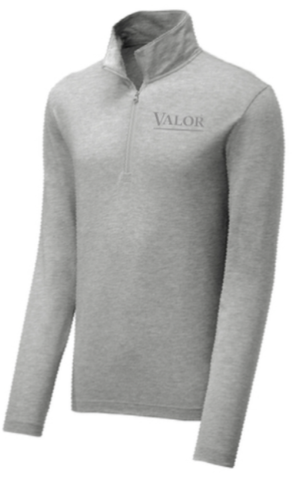 Lightweight Valor Tri-Blend Wicking 1/4 Zip